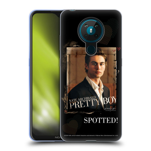 Gossip Girl Graphics Nate Soft Gel Case for Nokia 5.3