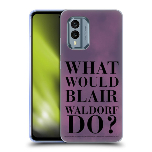 Gossip Girl Graphics What Would Blair Soft Gel Case for Nokia X30