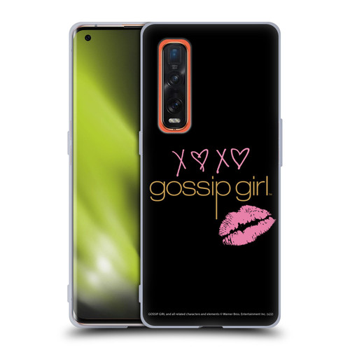 Gossip Girl Graphics XOXO Soft Gel Case for OPPO Find X2 Pro 5G