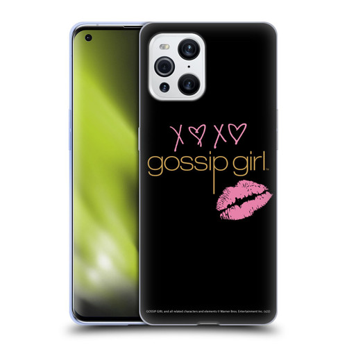 Gossip Girl Graphics XOXO Soft Gel Case for OPPO Find X3 / Pro