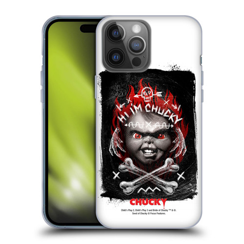 Child's Play Key Art Hi I'm Chucky Grunge Soft Gel Case for Apple iPhone 14 Pro Max