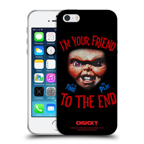 Child's Play Key Art Friend To The End Soft Gel Case for Apple iPhone 5 / 5s / iPhone SE 2016