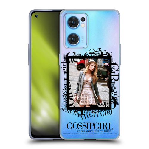 Gossip Girl Graphics Serena Soft Gel Case for OPPO Reno7 5G / Find X5 Lite