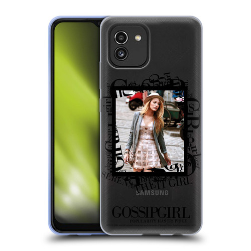 Gossip Girl Graphics Serena Soft Gel Case for Samsung Galaxy A03 (2021)