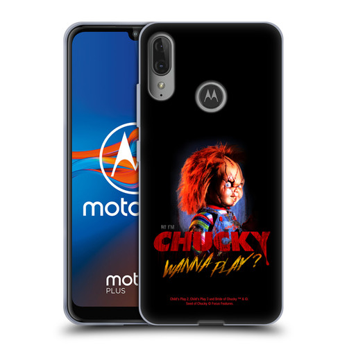 Child's Play Key Art Wanna Play 2 Soft Gel Case for Motorola Moto E6 Plus