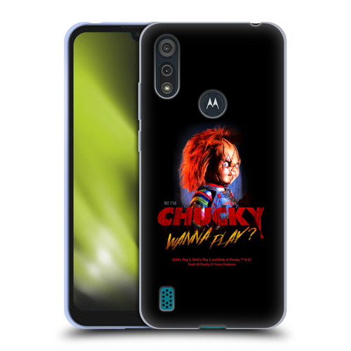 Child's Play Key Art Wanna Play 2 Soft Gel Case for Motorola Moto E6s (2020)