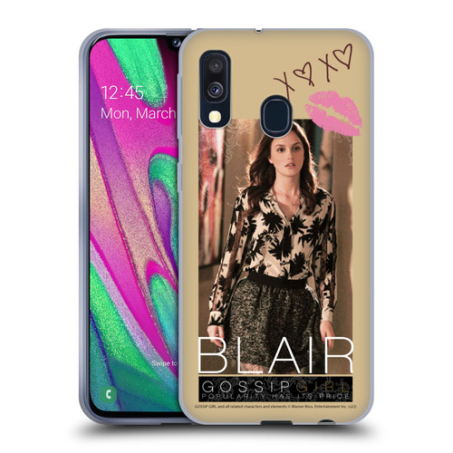 Gossip Girl Graphics Blair Soft Gel Case for Samsung Galaxy A40 (2019)