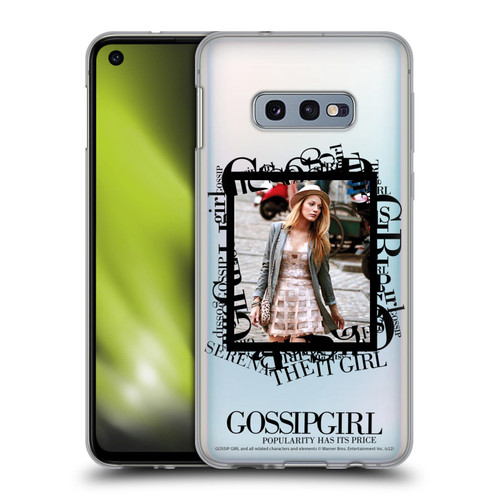 Gossip Girl Graphics Serena Soft Gel Case for Samsung Galaxy S10e