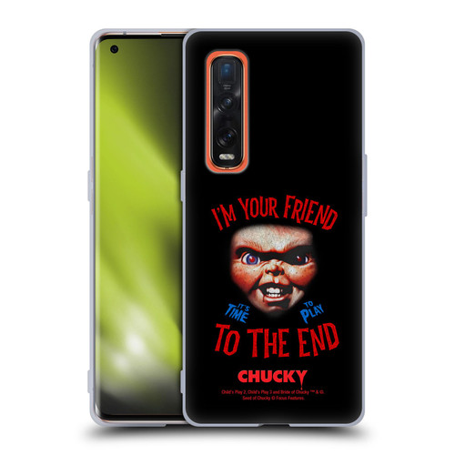Child's Play Key Art Friend To The End Soft Gel Case for OPPO Find X2 Pro 5G