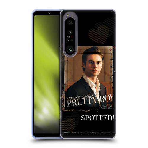 Gossip Girl Graphics Nate Soft Gel Case for Sony Xperia 1 IV