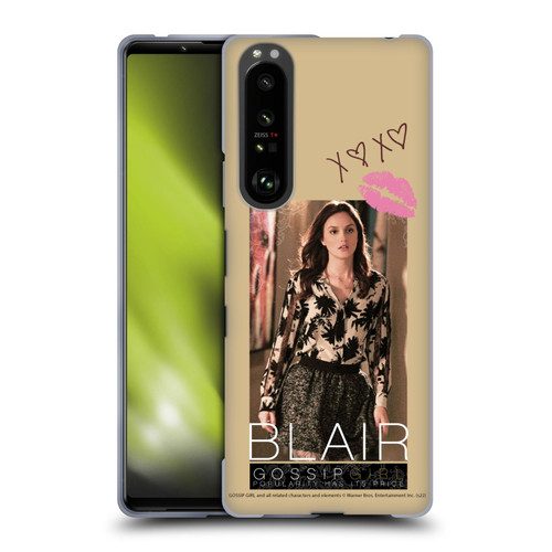 Gossip Girl Graphics Blair Soft Gel Case for Sony Xperia 1 III