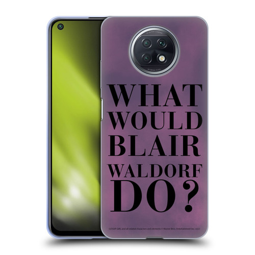 Gossip Girl Graphics What Would Blair Soft Gel Case for Xiaomi Redmi Note 9T 5G