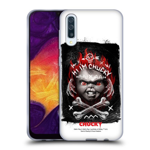 Child's Play Key Art Hi I'm Chucky Grunge Soft Gel Case for Samsung Galaxy A50/A30s (2019)