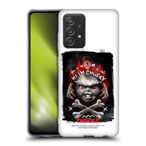 Child's Play Key Art Hi I'm Chucky Grunge Soft Gel Case for Samsung Galaxy A52 / A52s / 5G (2021)