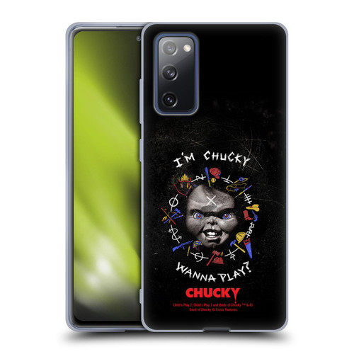 Child's Play Key Art Wanna Play Grunge Soft Gel Case for Samsung Galaxy S20 FE / 5G