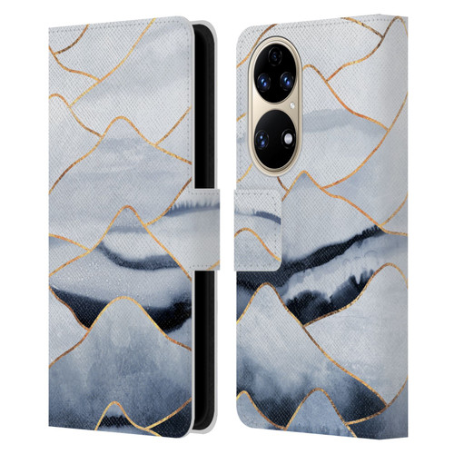 Elisabeth Fredriksson Sparkles Mountains Leather Book Wallet Case Cover For Huawei P50