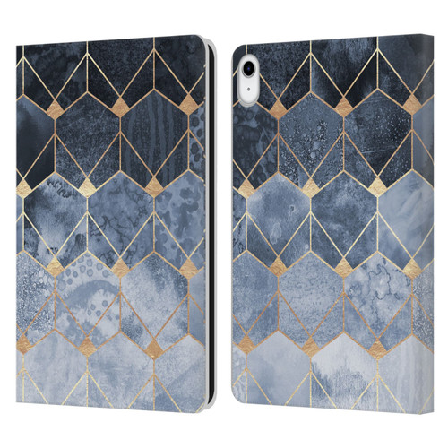 Elisabeth Fredriksson Sparkles Hexagons And Diamonds Leather Book Wallet Case Cover For Apple iPad 10.9 (2022)