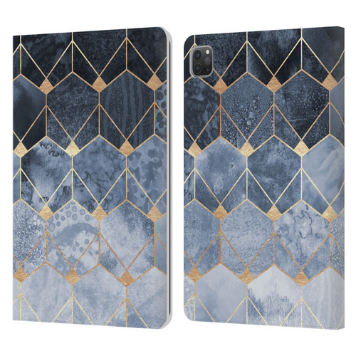 Elisabeth Fredriksson Sparkles Hexagons And Diamonds Leather Book Wallet Case Cover For Apple iPad Pro 11 2020 / 2021 / 2022