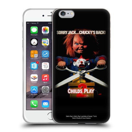 Child's Play II Key Art Poster Soft Gel Case for Apple iPhone 6 Plus / iPhone 6s Plus
