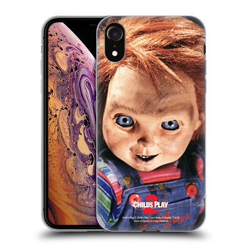 Child's Play II Key Art Doll Stare Soft Gel Case for Apple iPhone XR