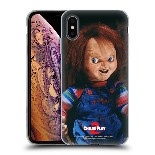 Child's Play II Key Art Doll Soft Gel Case for Apple iPhone XS Max