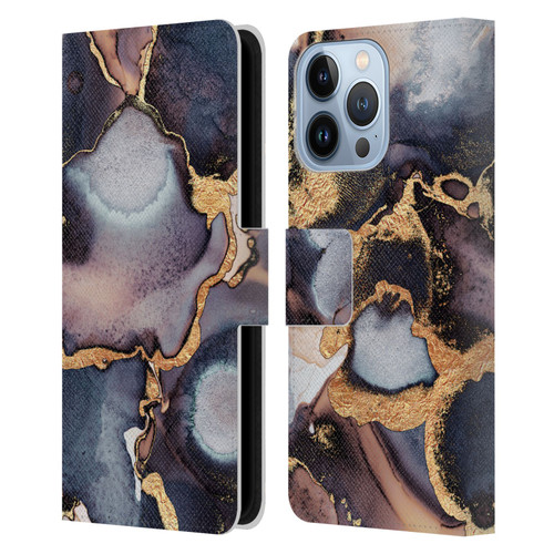 Elisabeth Fredriksson Sparkles Dreamy Ink Leather Book Wallet Case Cover For Apple iPhone 13 Pro