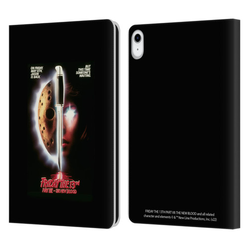 Friday the 13th Part VII The New Blood Graphics Key Art Leather Book Wallet Case Cover For Apple iPad 10.9 (2022)