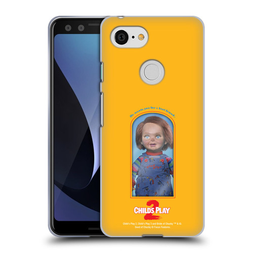 Child's Play II Key Art Good Guys Toy Box Soft Gel Case for Google Pixel 3