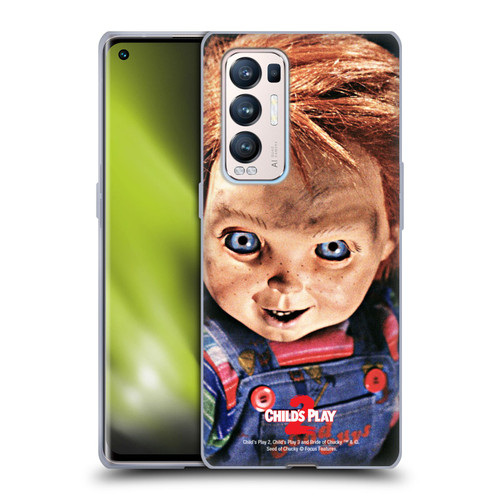 Child's Play II Key Art Doll Stare Soft Gel Case for OPPO Find X3 Neo / Reno5 Pro+ 5G