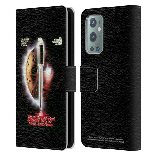Friday the 13th Part VII The New Blood Graphics Key Art Leather Book Wallet Case Cover For OnePlus 9