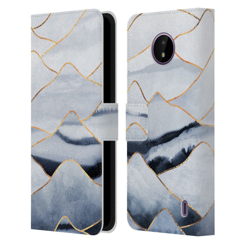Elisabeth Fredriksson Sparkles Mountains Leather Book Wallet Case Cover For Nokia C10 / C20