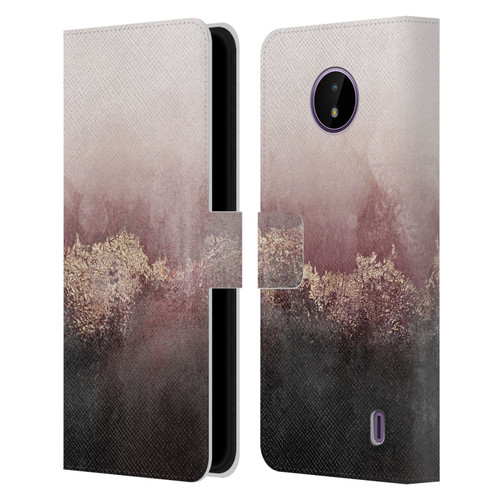 Elisabeth Fredriksson Sparkles Pink Sky Leather Book Wallet Case Cover For Nokia C10 / C20