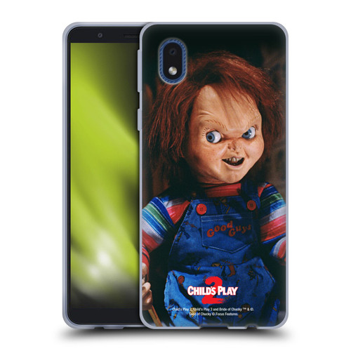 Child's Play II Key Art Doll Soft Gel Case for Samsung Galaxy A01 Core (2020)
