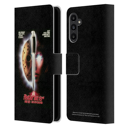 Friday the 13th Part VII The New Blood Graphics Key Art Leather Book Wallet Case Cover For Samsung Galaxy A13 5G (2021)