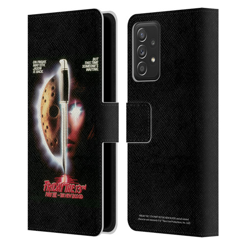 Friday the 13th Part VII The New Blood Graphics Key Art Leather Book Wallet Case Cover For Samsung Galaxy A53 5G (2022)