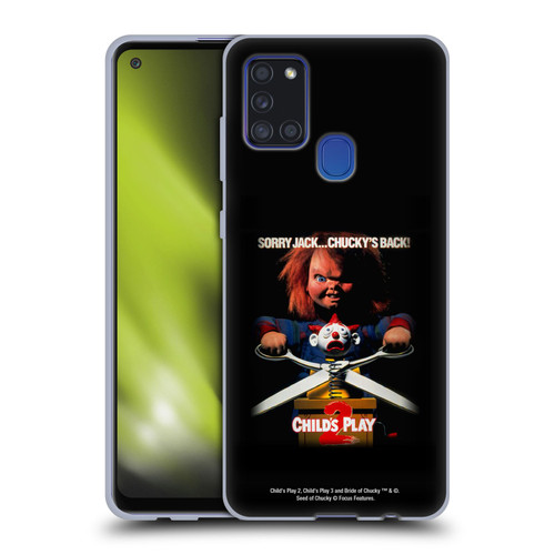 Child's Play II Key Art Poster Soft Gel Case for Samsung Galaxy A21s (2020)