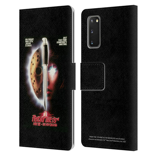Friday the 13th Part VII The New Blood Graphics Key Art Leather Book Wallet Case Cover For Samsung Galaxy S20 / S20 5G