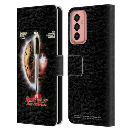 Friday the 13th Part VII The New Blood Graphics Key Art Leather Book Wallet Case Cover For Samsung Galaxy M13 (2022)