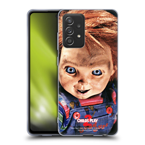 Child's Play II Key Art Doll Stare Soft Gel Case for Samsung Galaxy A52 / A52s / 5G (2021)