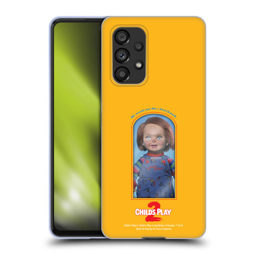Child's Play II Key Art Good Guys Toy Box Soft Gel Case for Samsung Galaxy A53 5G (2022)
