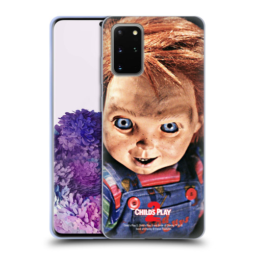 Child's Play II Key Art Doll Stare Soft Gel Case for Samsung Galaxy S20+ / S20+ 5G