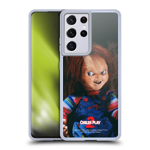 Child's Play II Key Art Doll Soft Gel Case for Samsung Galaxy S21 Ultra 5G