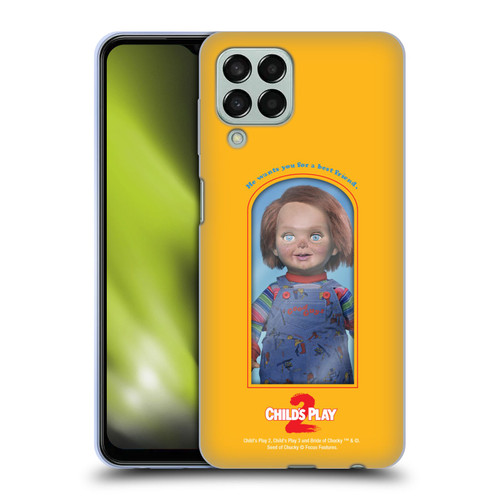 Child's Play II Key Art Good Guys Toy Box Soft Gel Case for Samsung Galaxy M33 (2022)