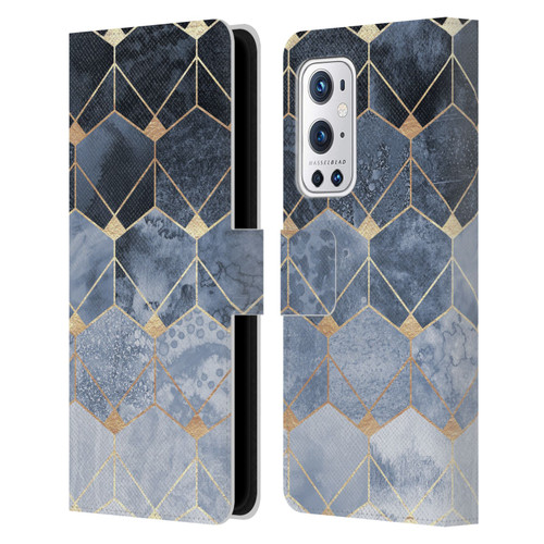 Elisabeth Fredriksson Sparkles Hexagons And Diamonds Leather Book Wallet Case Cover For OnePlus 9 Pro