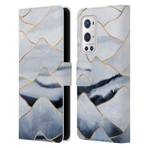 Elisabeth Fredriksson Sparkles Mountains Leather Book Wallet Case Cover For OnePlus 9 Pro