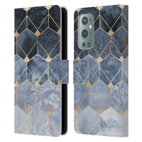 Elisabeth Fredriksson Sparkles Hexagons And Diamonds Leather Book Wallet Case Cover For OnePlus 9