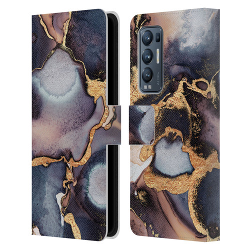 Elisabeth Fredriksson Sparkles Dreamy Ink Leather Book Wallet Case Cover For OPPO Find X3 Neo / Reno5 Pro+ 5G