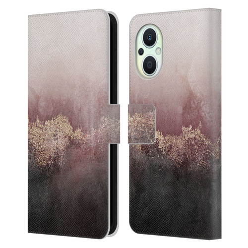 Elisabeth Fredriksson Sparkles Pink Sky Leather Book Wallet Case Cover For OPPO Reno8 Lite
