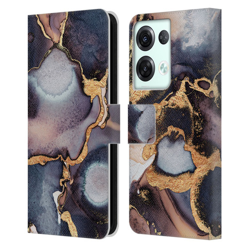 Elisabeth Fredriksson Sparkles Dreamy Ink Leather Book Wallet Case Cover For OPPO Reno8 Pro