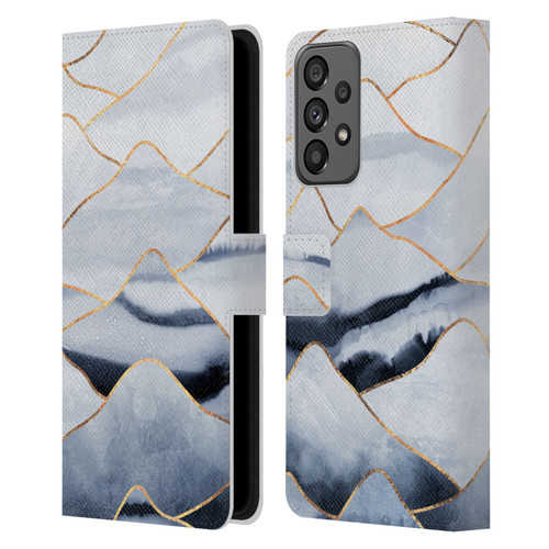 Elisabeth Fredriksson Sparkles Mountains Leather Book Wallet Case Cover For Samsung Galaxy A73 5G (2022)